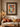 Daniel Wall "Watery Street" Original Oil Painting Rainy Park Scene Multicolor Impasto Canvas