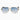 Cartier Santos Aviator Sunglasses Gold-Tone Blue Gradient