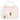 Celine Satinated Calfskin Mini 16 Top Handle Bag White Cotton