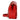 Chanel Lambskin CC Mania Flap Bag Red