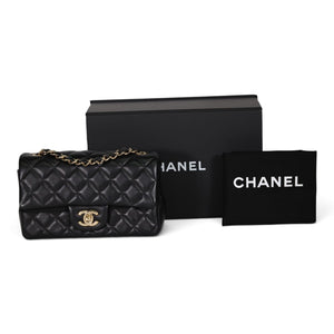 Chanel Quilted Caviar Rectangular Mini Classic Flap Bag