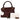Chloé Small Marcie Leather Satchel Burgundy