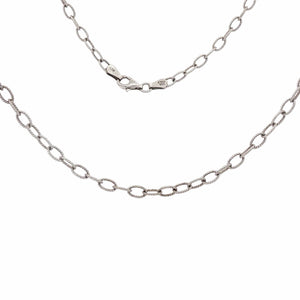 18in Twist Accent Cable Chain | Sterling Silver