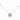 7-Stone Diamond Cluster Necklace | 14K White Gold
