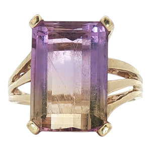 Ametrine Ring | 14K Yellow Gold