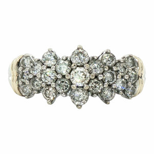 Diamond Engagement Ring | 10K White Gold