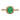 Diamond Halo 1CT Emerald Ring | 14K Yellow Gold