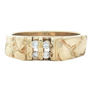 Four-Stone Nugget Ring | 14K Yellow Gold