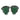 Green Carved Mask Earring | Sterling Silver