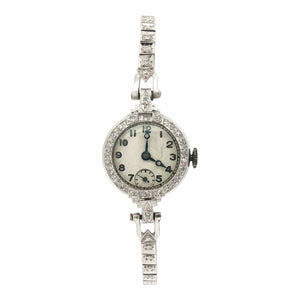 Ladies Watch Natural Diamonds | Platinum