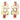 Multi-Gemstone Leverback Earring | 14K Yellow Gold