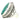 Oval Bead Accented Wide Ring | Sterling Silver