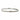 Princess Cut Diamond Bangle Bracelet | 14K White Gold