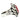 Red Oval Rope Accented Ring | Sterling SIlver