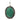 Teal Oval Pendant | Sterling Silver