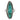 Thin Marquise Scalloped Inlay Ring | Sterling Silver