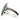 Thin Oval Scalloped Inlay Ring | Sterling Silver
