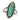 Thin Oval Scalloped Inlay Ring | Sterling Silver