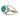 Turquoise Beaded Bezel Ring | Sterling SIlver