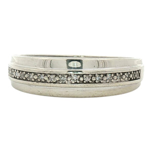 White Gold Diamond Ring | 10K White Gold