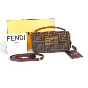 Fendi Baguette FF Tabacco Jacquard