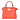 Fendi Nano Peekaboo Orange Nappa Leather