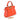 Fendi Nano Peekaboo Orange Nappa Leather