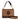 Fendi Kan I F Leather Shoulder Bag Brown FF Logo
