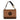 Fendi Kan I F Leather Shoulder Bag Brown FF Logo