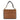 Fendi Kan I F Leather Shoulder Bag Brown FF Logo