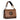 Fendi Kan I F Leather Shoulder Bag Brown FF Logo