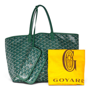 Goyard Goyardine Saint Louis PM Green Tote