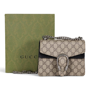 Gucci Small Dionysus GG Supreme Canvas Shoulder Bag