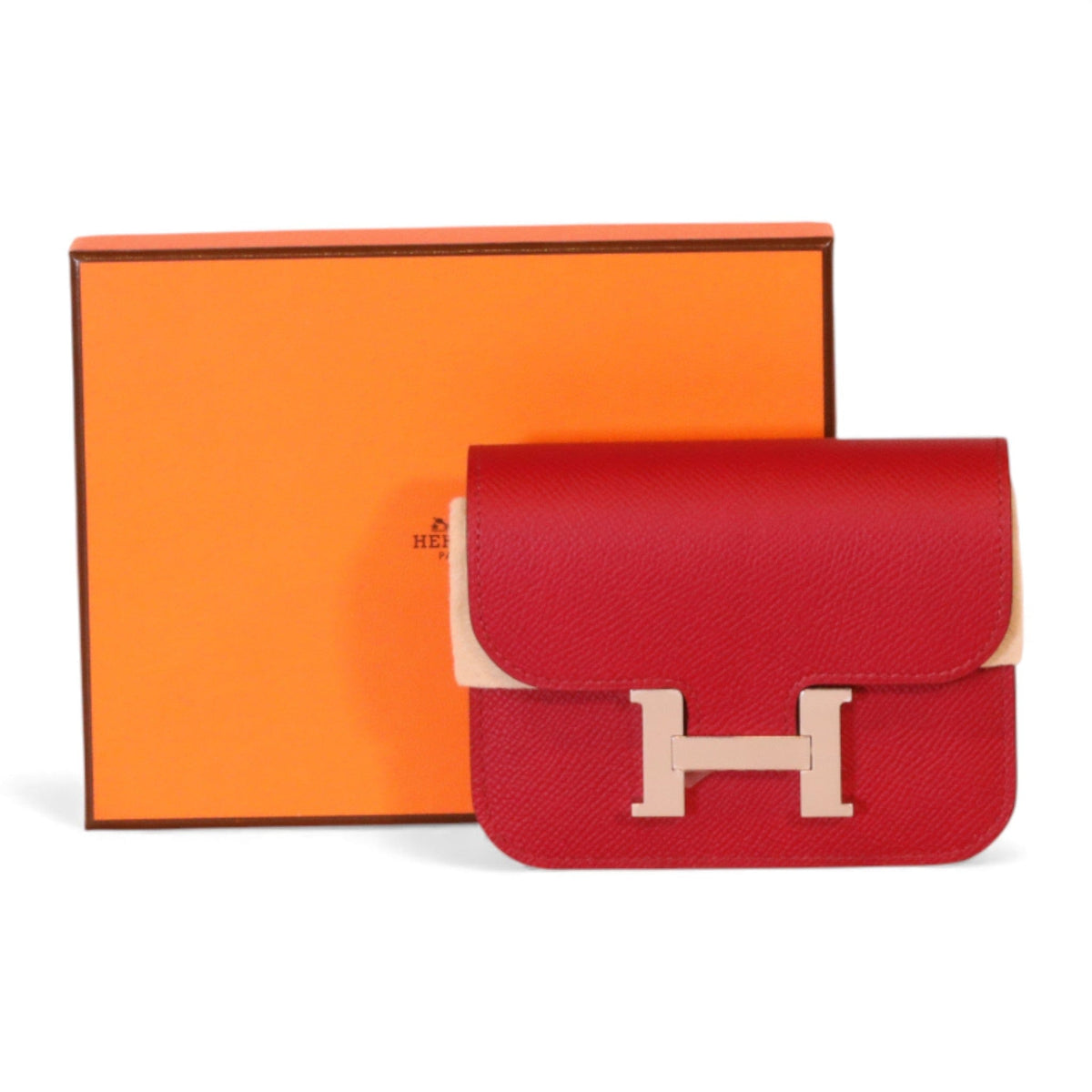 Hermes Constance Slim Wallet Rouge H – Luxe Retail & Lending