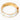 Gold Plated Hermes Clic H Space Derby Bracelet