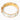 Gold Plated Hermes Clic H Space Derby Bracelet