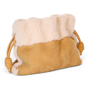 Loewe Flamenco Shearling Knot Bag