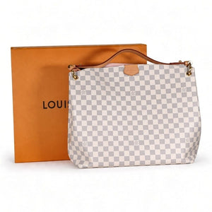 Louis Vuitton Damier Azur Graceful MM Hobo Bag
