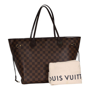 Louis Vuitton Damier Ebene Neverfull MM Tote