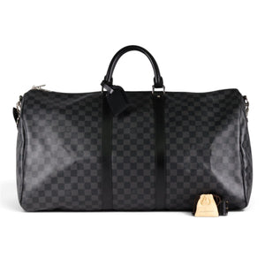 Louis Vuitton Keepall 55 Bandouliere Damier Graphite