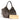 Louis Vuitton Mahina L Hobo in Perforated Taupe Leather