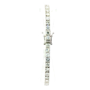 7.5 CTW Tennis Bracelet | 14K White Gold & Diamonds