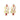 Multi-Gemstone Leverback Earring | 14K Yellow Gold