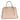 Prada Saffiano Lux Galleria Medium Tote Bag Beige/Cammeo
