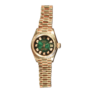 Ladies 18K Presidential Diamond Dial Rolex 69178