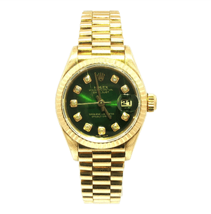 Ladies 18K Presidential Diamond Dial Rolex 69178