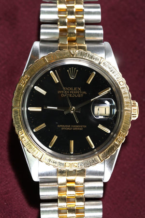 Rolex Datejust Thunderbird 16253 18K Yellow Gold Stainless Steel