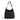 Saint Laurent Le 5 à 7 Supple Large Hobo in Black Grained Leather