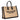 Saint Laurent Rive Gauche Raffia Tote Bag Natural Black