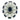 14K W/G Ring W/Oval Blue Sapphire & Round White Diamond - 14K 6.63g, 11 Blue Sapphire 2.89cts, 80 Dia Round White 0.88cts (R01752-06784)